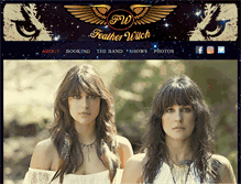Tablet Screenshot of featherwitch.com